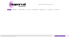 Desktop Screenshot of maperval.com